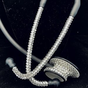 Be Fierce | Bling Stethoscope | Clear Ice Rhinestone | Littmann | Medical Gift